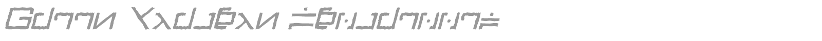 Green Martian font preview